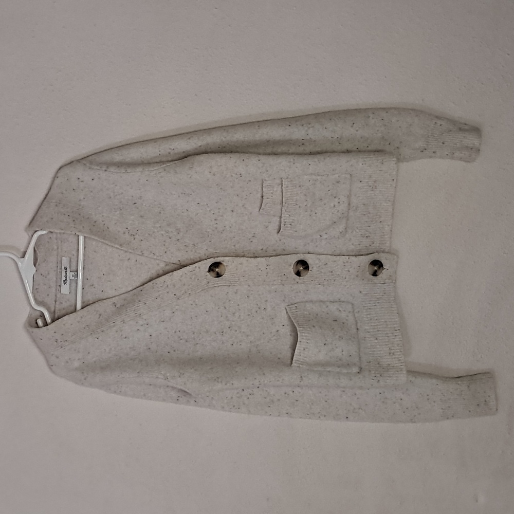 Madewell Women's Size XS 3 Button 100% Merino Wool Cardigan